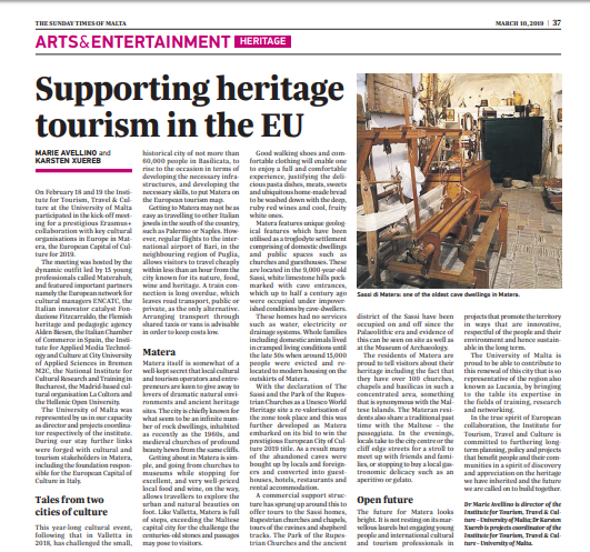 European collaboration in heritage:&nbsp;Matera