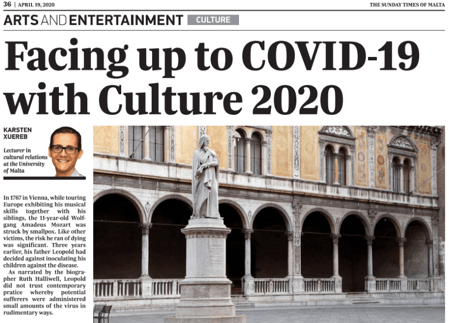 COVID-19 challenges to culture in Europe & the&nbsp;Mediterranean