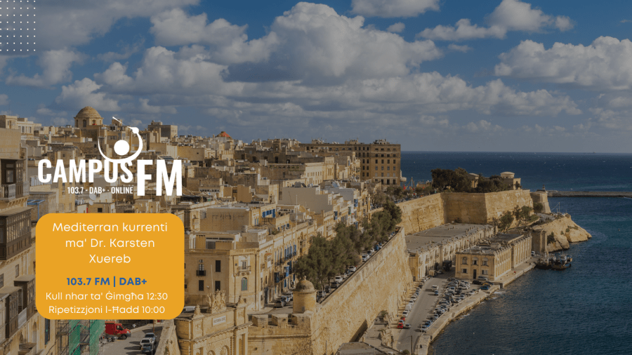 Mediterran kurrenti: sensiela ġdida fuq Campus FM 103.7&nbsp;DAB+